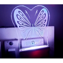 Classic Butterfly AC Adapter Night Lamp