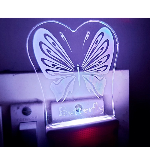 Classic Butterfly AC Adapter Night Lamp