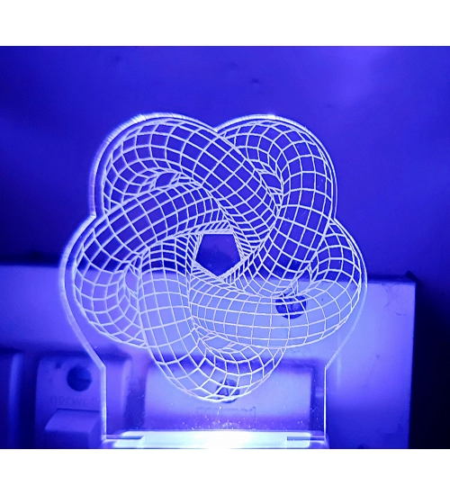 Laser Designer Star AC Adapter Night Lamp