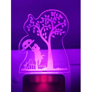 Generic Romantic Couple Under Tree AC Adapter Night Lamp