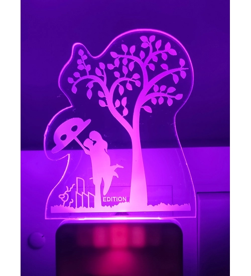 Romantic Couple Under Tree AC Adapter Night Lamp Romantic Couple Under Tree AC Adapter Night Lamp