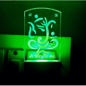 Generic Designer Ganesha AC Adapter Night Lamp