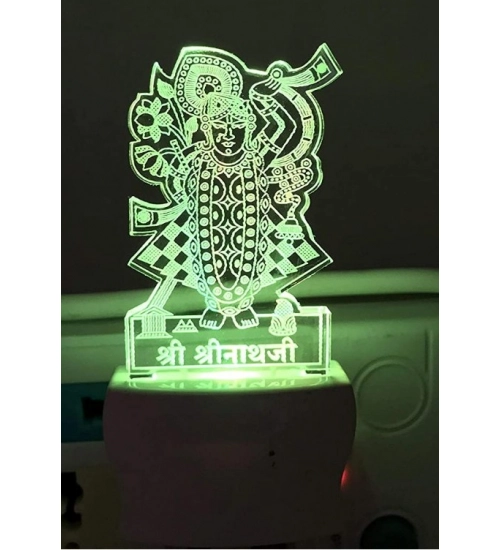 Shreenath Ji AC Adapter Night Lamp