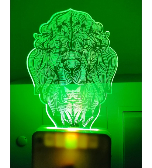 Big Lion AC Adapter Night Lamp