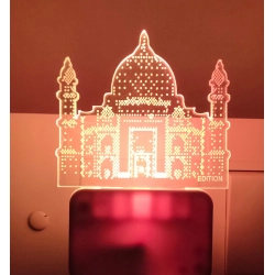 Taj Mahal AC Adapter Night Lamp