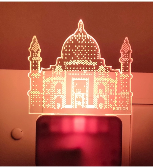 Taj Mahal AC Adapter Night Lamp