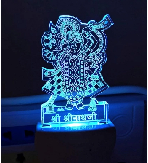 Shreenath Ji AC Adapter Night Lamp Shreenath Ji AC Adapter Night Lamp
