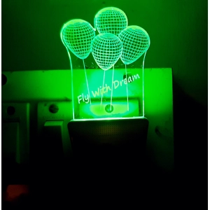 Generic Fly With Dream Balloons AC Adapter Night Lamp
