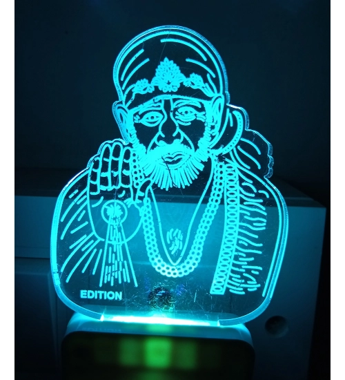 Shridi Sai Baba AC Adapter Night Lamp