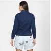 Dropship Women's Denim Taping Long Sleeve Jacket (Blue)
