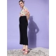 Women's Polyester Printed 3/4th Sleeve Jumpsuit (Multicolor)