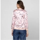 Women's Satin Floral 3/4th Sleeve Jacket (Light Pink) Women's Satin Floral 3/4th Sleeve Jacket (Light Pink)