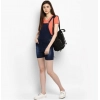 Dropship Women's Denim Shorts Style Dungaree Pant (Blue)