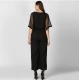 Women's Polyester Solid Half Sleeve Jumpsuit (Black) Women's Polyester Solid Half Sleeve Jumpsuit (Black)