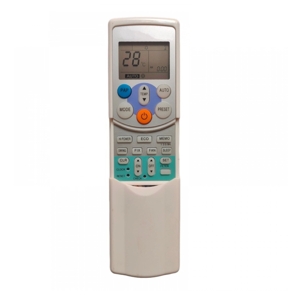 Ecomoye AC Remote No. 126 (No Backlight), Compatible/Replacement for Toshiba AC Remote Control, White (Exactly Same Remote will Only Work)