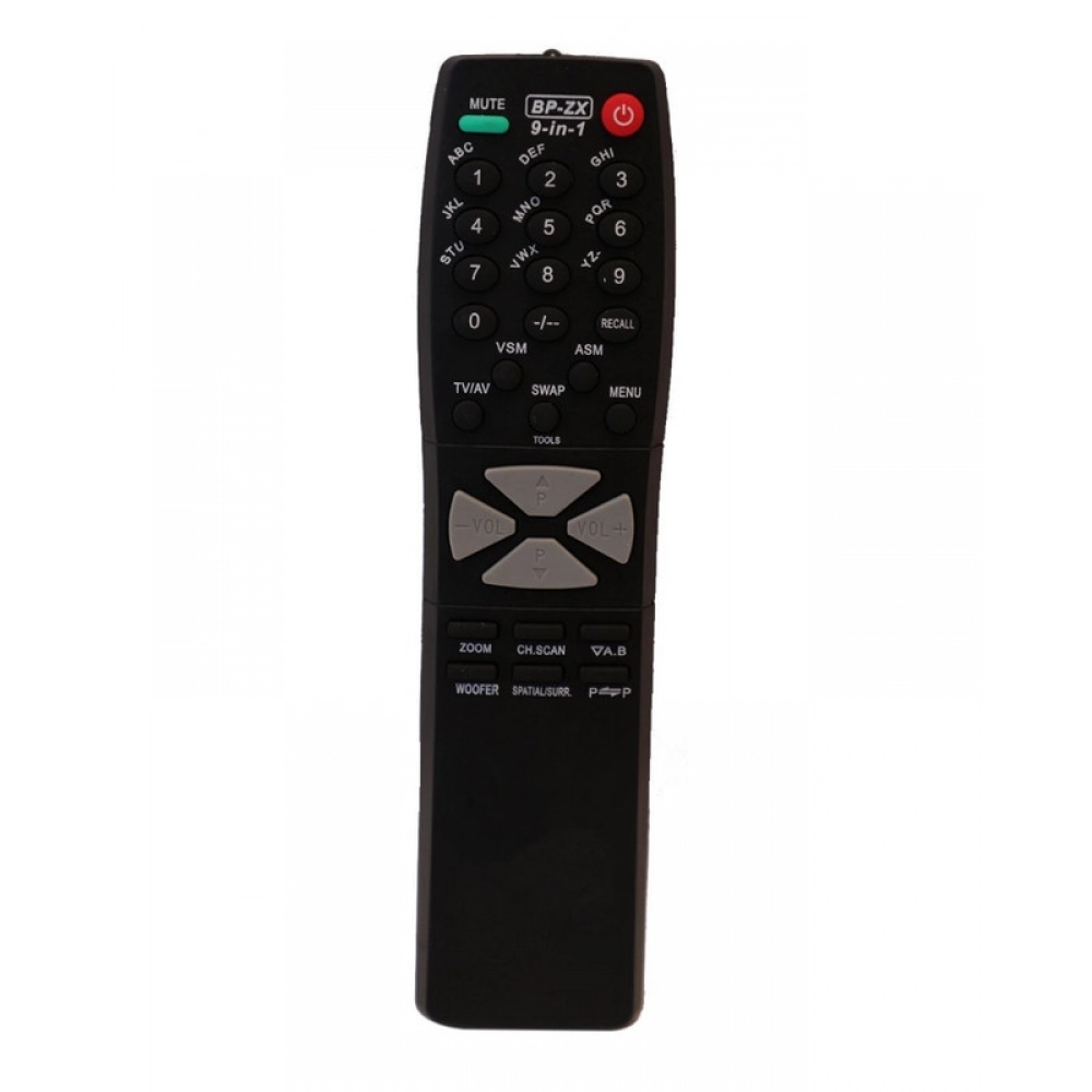 Ecomoye CRT TV Remote No. RC53X, Compatible/Replacement for BPL CRT TV Remote Control, Black (Exactly Same Remote will Only Work)