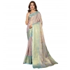 Women's Jacquard Saree With Unstitched Blouse 5.5Mtr (Multicolor) Women's Jacquard Saree With Unstitched Blouse 5.5Mtr (Multicolor)