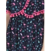 Girl's Rayon Flamingo Print Sleeveless Dress (Black) Girl's Rayon Flamingo Print Sleeveless Dress (Black)