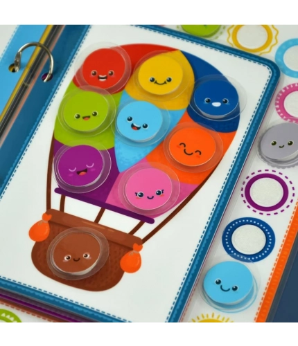 Play And Learn Colors Activity Book for Kids (2–5 Years, Multicolor)