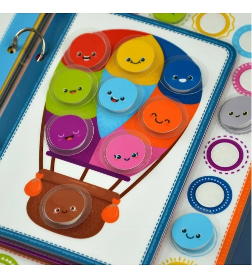 Play And Learn Colors Activity Book for Kids (2–5 Years, Multicolor)