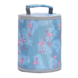 Round Travel Lunch Bag – Portable Office Bag for Men And Women (Color: Assorted )