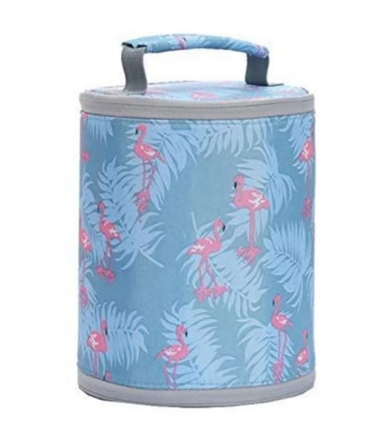 Round Travel Lunch Bag – Portable Office Bag for Men And Women (Color: Assorted )