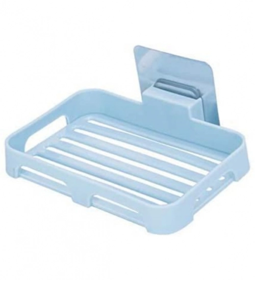 Pack of 5_Magic Sticker Soap Holder – Wall-Mount Soap Organizers (Color: Assorted )