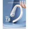 Plastic USB Rechargeable Wearable Neck Fan