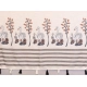 Women's Linen Cotton Printed Saree With Unstitched Blouse 5.5Mtr (Off White) Women's Linen Cotton Printed Saree With Unstitched Blouse 5.5Mtr (Off White)
