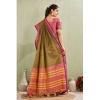 Women's Silk Blended Jaquard Woven Saree With Unstitched Blouse 5.5Mtr (Green) Women's Silk Blended Jaquard Woven Saree With Unstitched Blouse 5.5Mtr (Green)