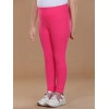 Girl's Cotton Lycra Solid Elasticated Leggings (Pink) Girl's Cotton Lycra Solid Elasticated Leggings (Pink)