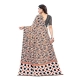 Women's Georgette Printed Saree With Unstitched Blouse 5.5Mtr (Orange) Women's Georgette Printed Saree With Unstitched Blouse 5.5Mtr (Orange)