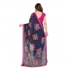 Women's Georgette Printed Saree With Unstitched Blouse 5.5Mtr (Blue) Women's Georgette Printed Saree With Unstitched Blouse 5.5Mtr (Blue)