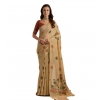 Women's Blended_Cotton Floral Motifs And Woven Buttas Saree With Unstitched Blouse 5.5Mtr (Light_Beige) Women's Blended_Cotton Floral Motifs And Woven Buttas Saree With Unstitched Blouse 5.5Mtr (Light_Beige)