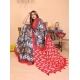 Women's Linen Cotton Printed Saree With Unstitched Blouse 5.5Mtr (Grey) Women's Linen Cotton Printed Saree With Unstitched Blouse 5.5Mtr (Grey)