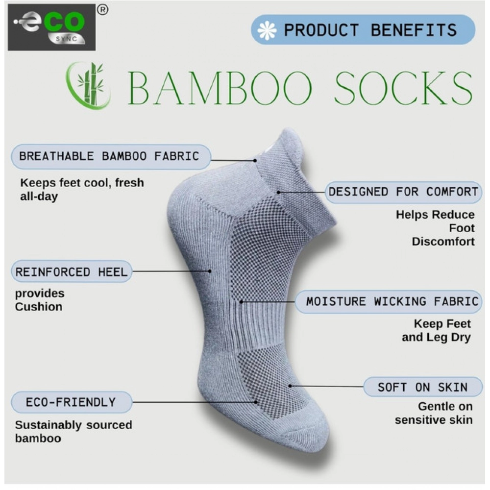 4_Pair Set Unisex Casual Cotton Printed Ankle Length Socks (Multicolor)