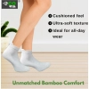 4_Pair Set Unisex Casual Cotton Printed Ankle Length Socks (Multicolor)
