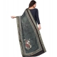 Women's chanderi silk Printed Dupatta (Black, Length: 2 Mtr) Women's chanderi silk Printed Dupatta (Black, Length: 2 Mtr)