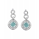 Women's Brass Silver Plated Necklace set (Turquoise) Women's Brass Silver Plated Necklace set (Turquoise)
