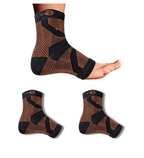3_Pair Set Unisex Casual Cotton Printed Ankle Length Support Socks (Multicolor)