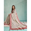 Women's Silk Blend Printed Saree With Unstitched Blouse 5.5Mtr (Beige) Women's Silk Blend Printed Saree With Unstitched Blouse 5.5Mtr (Beige)