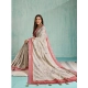 Women's Silk Blend Printed Saree With Unstitched Blouse 5.5Mtr (Beige)