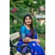 Women's Katan_Silk Zari_Weaving Saree With Unstitched Blouse 5.5Mtr (Royal_Blue)