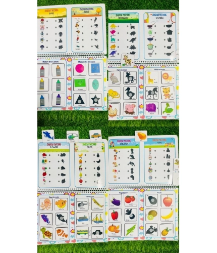 Montessori Busy Book – Early Learning Activity Set (2–4 Years, Multicolor)