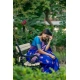 Women's Katan_Silk Zari_Weaving Saree With Unstitched Blouse 5.5Mtr (Royal_Blue)