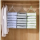 Hanging Foldable Fabric Closet Organizer with 6 Shelves