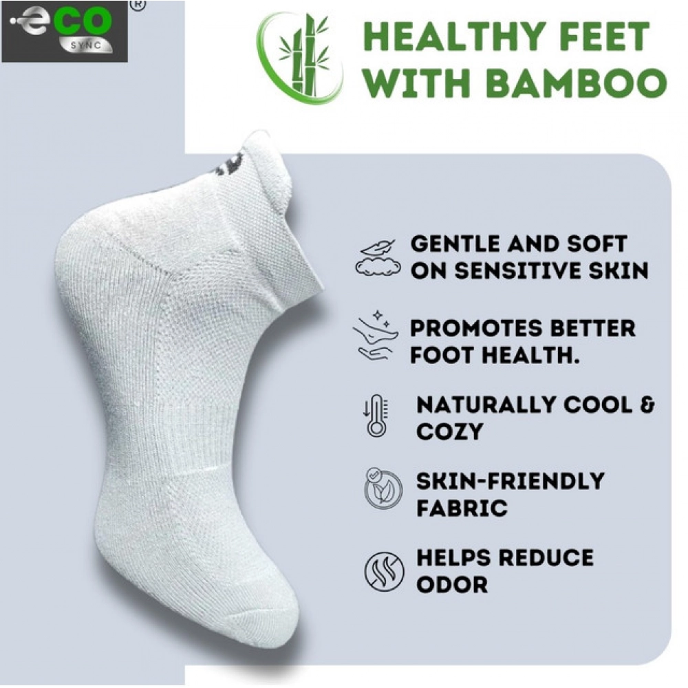 4_Pair Set Unisex Casual Cotton Printed Ankle Length Socks (Multicolor)