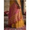 Women's Cotton Printed Saree With Unstitched Blouse 5.5Mtr (Yellow) Women's Cotton Printed Saree With Unstitched Blouse 5.5Mtr (Yellow)