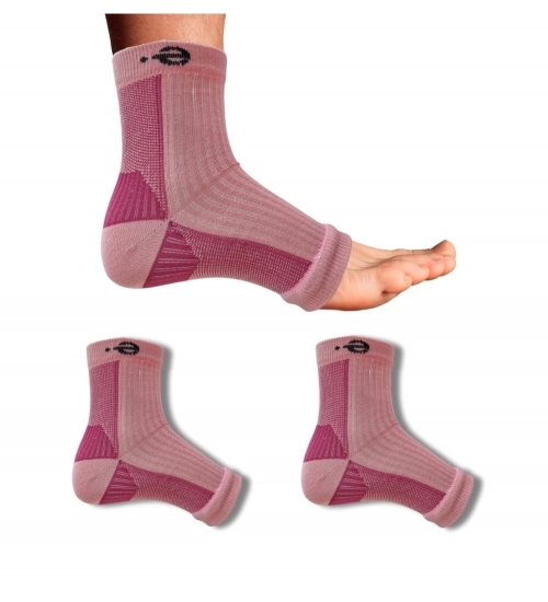 3_Pair Set Unisex Casual Cotton Printed Ankle Length Support Socks (Multicolor)