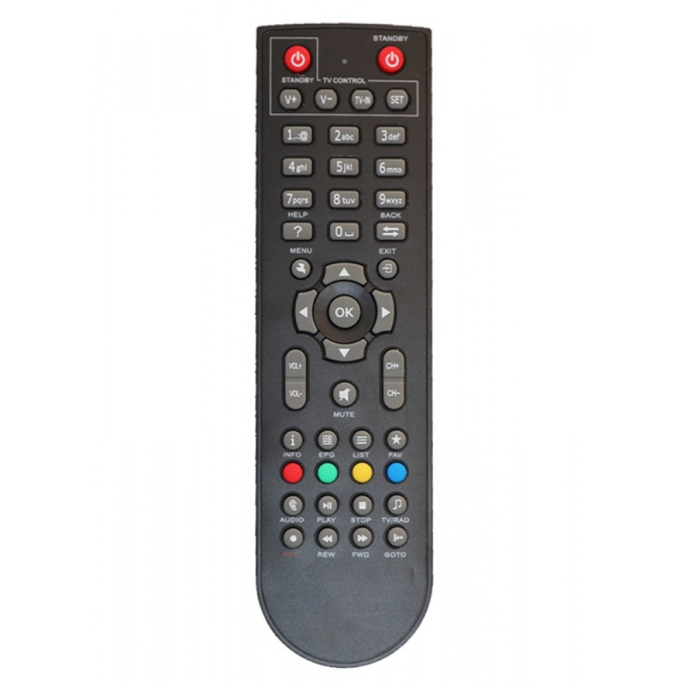 Ecomoye Set Top Box Remote No. 353, Compatible/Replacement for In Cable Set Top Box Remote Control, Black (Exactly Same Remote will Only Work)